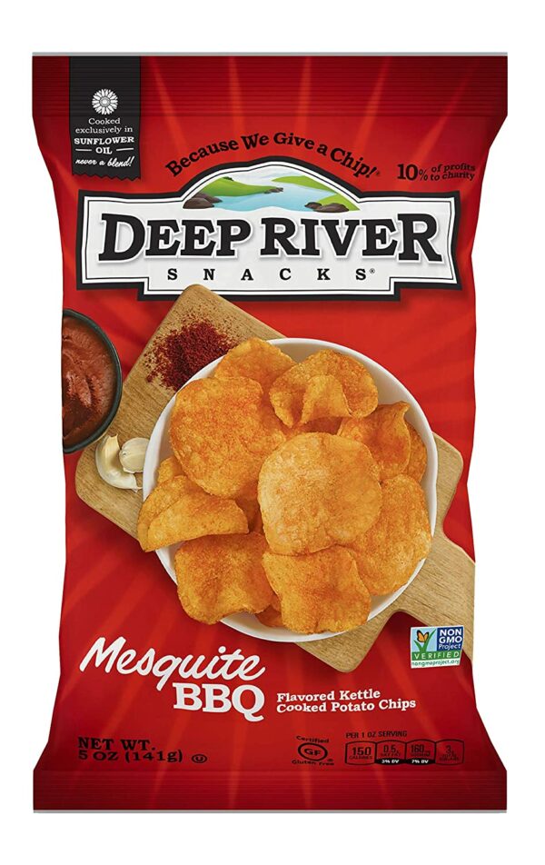 Deep River Mesquite BBQ chips | Bowman And Landes Turkeys
