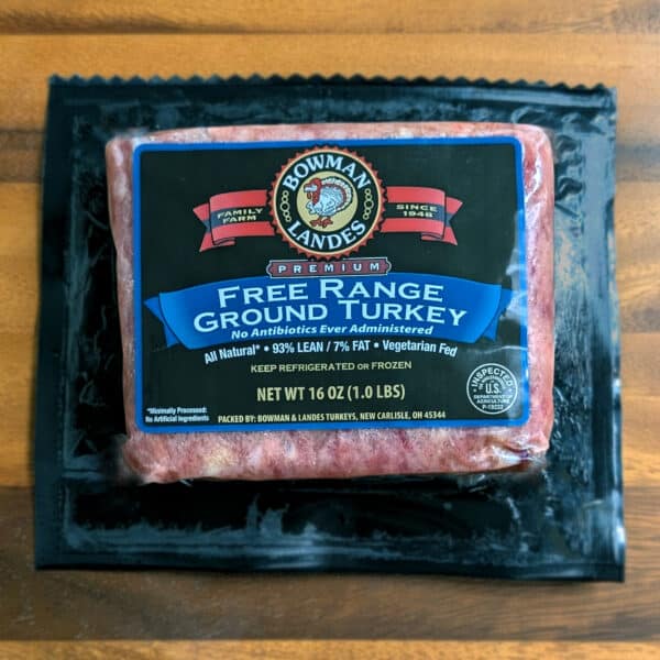 Free Range Ground Turkey (1# pack)