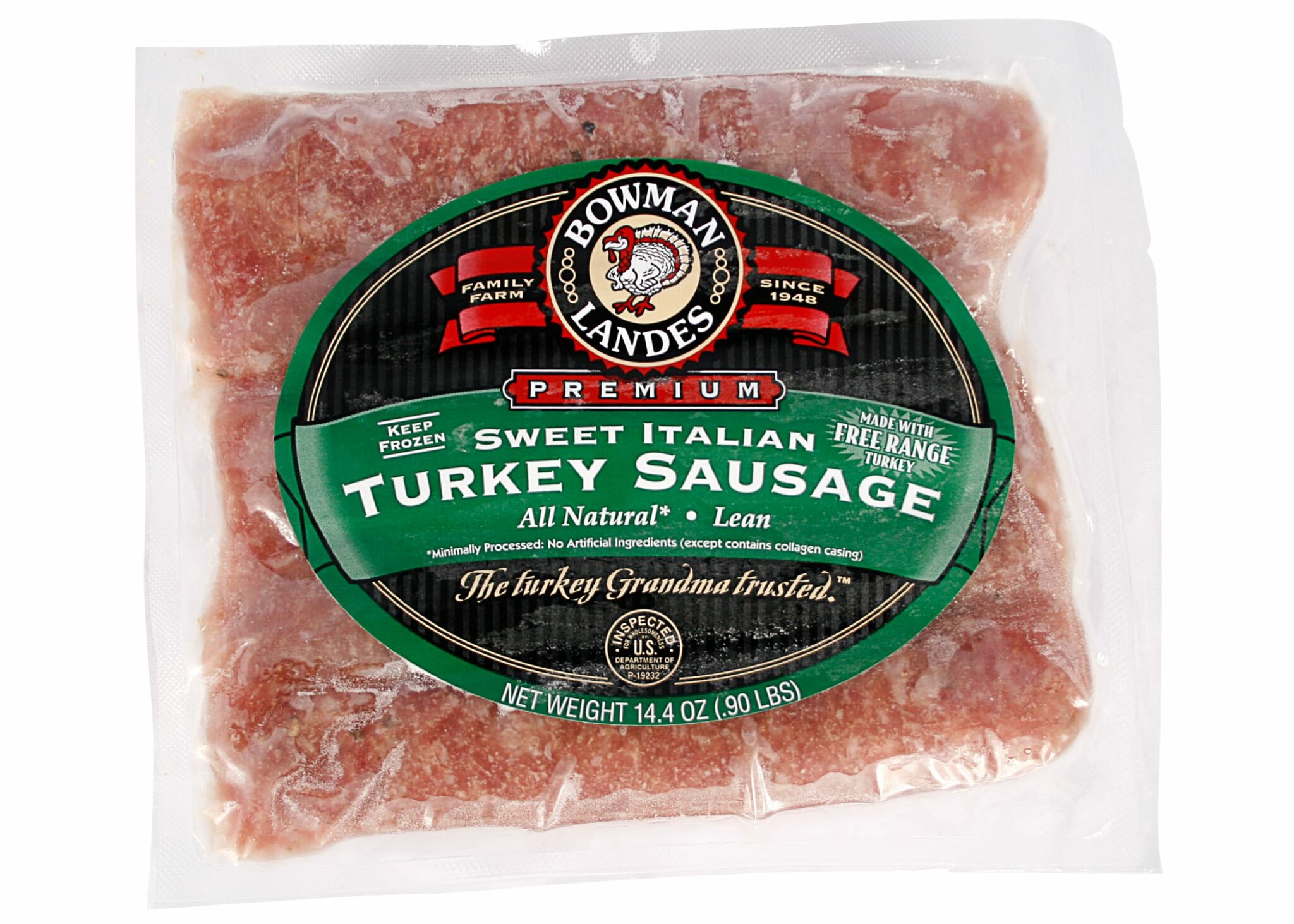 Sweet Italian Turkey Sausage Bowman And Landes Turkeys
